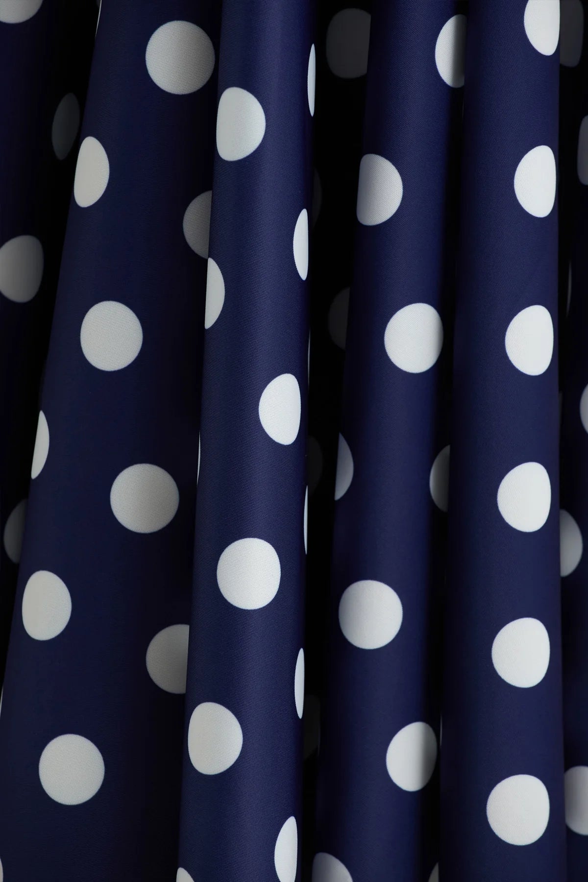 Alouro Navy And White Square-Neck Midi Dress