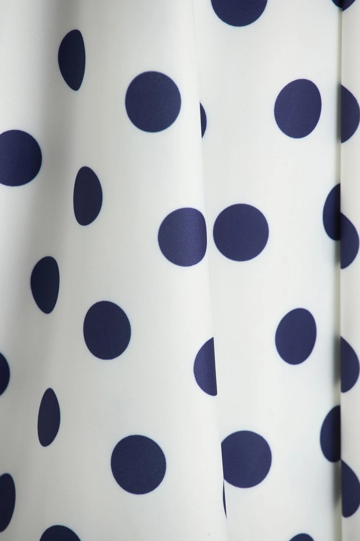 Alouro White And Navy Square-Neck Midi Dress